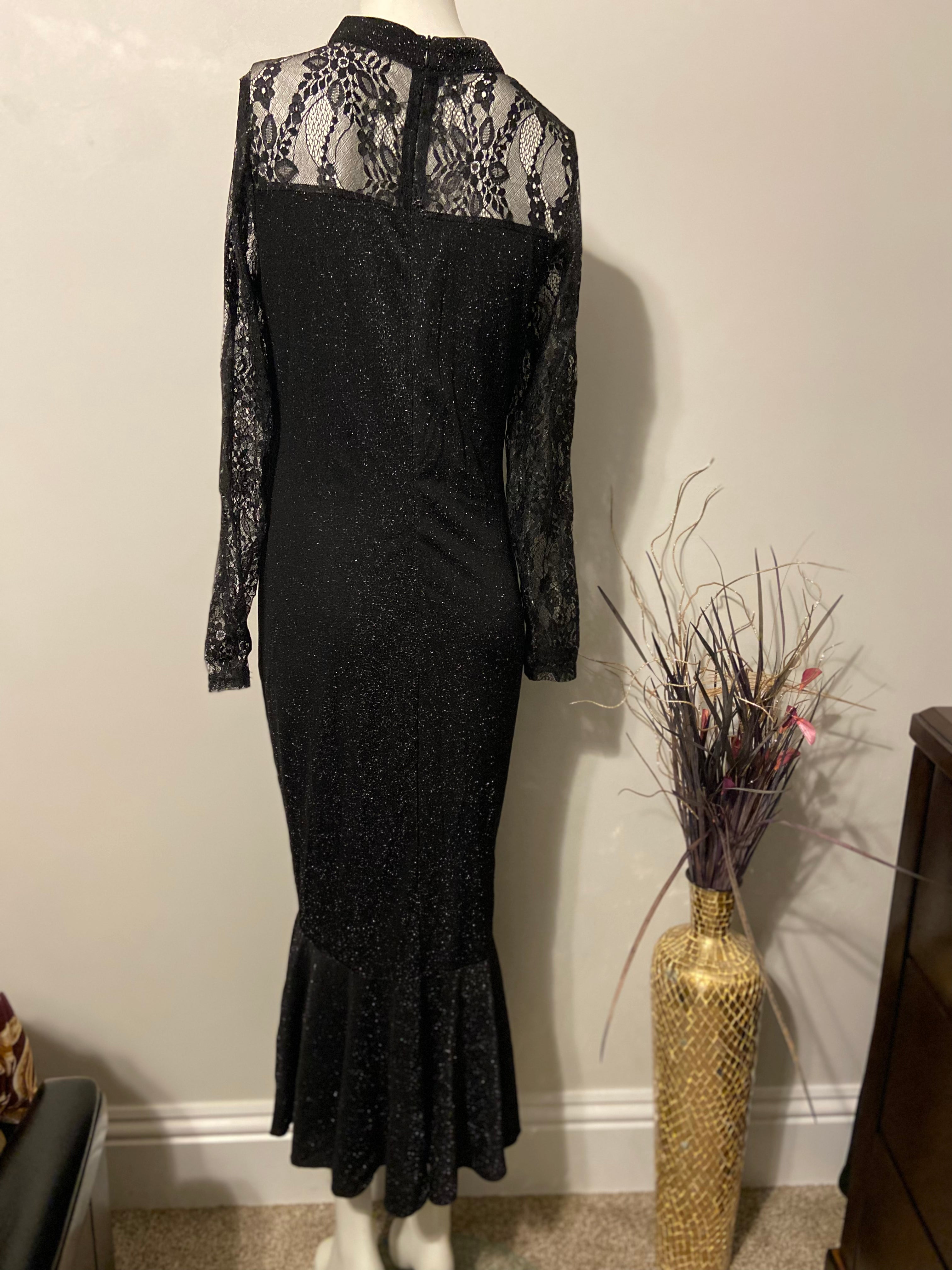 Black formal dress